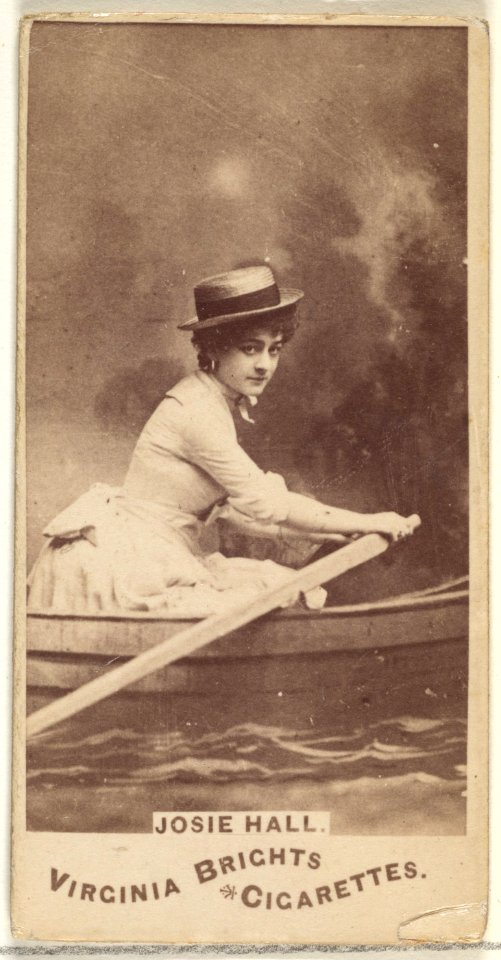 Josie Hall, from the Actors and Actresses series (N45, Type 1) for Virginia Brights Cigarettes MET DP829534
