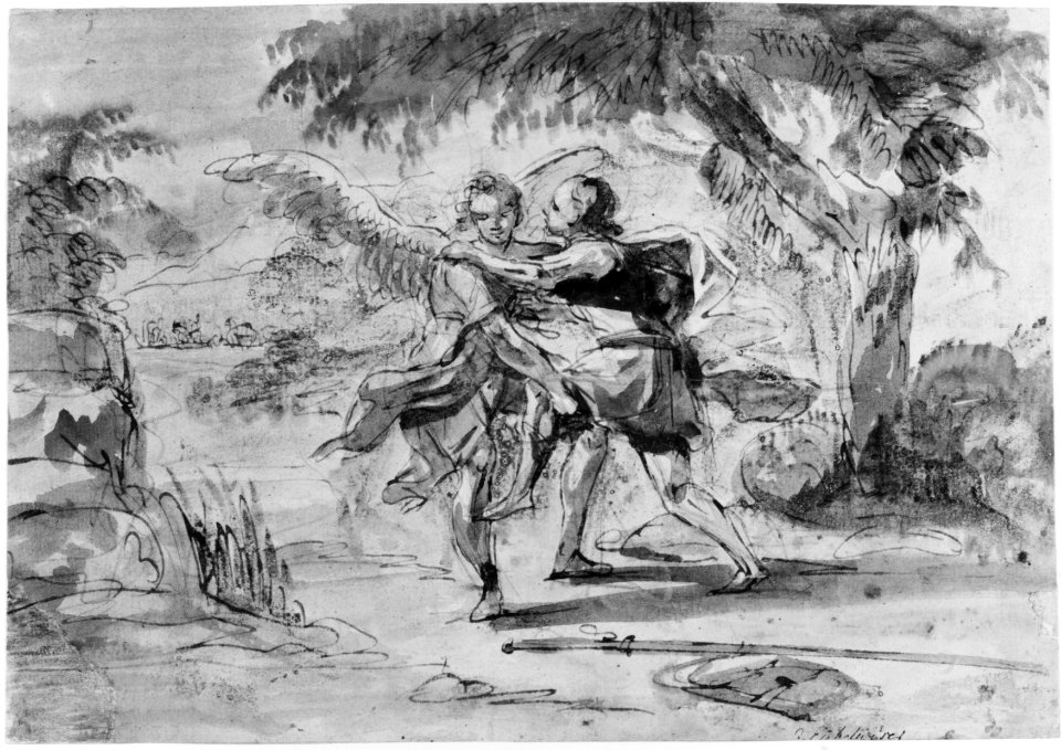 Jacob and the Angel MET 263622