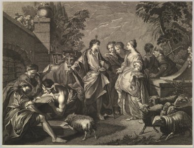 Jacob arrives in Mesopotamia MET DP826934