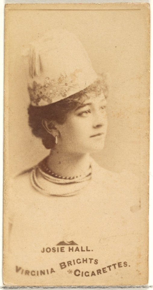 Josie Hall, from the Actors and Actresses series (N45, Type 1) for Virginia Brights Cigarettes MET DP829538