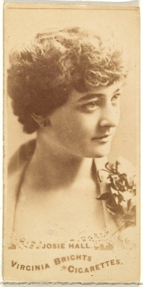 Josie Hall, from the Actors and Actresses series (N45, Type 1) for Virginia Brights Cigarettes MET DP829544