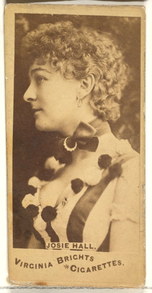 Josie Hall, from the Actors and Actresses series (N45, Type 1) for Virginia Brights Cigarettes MET DP829539