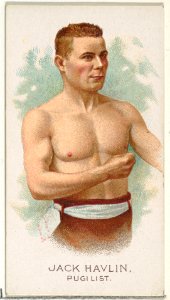 Jack Havlin, Pugilist, from World's Champions, Series 2 (N29) for Allen & Ginter Cigarettes MET DP838269