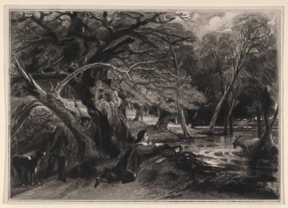 Jacques and the Wounded Stag (Shakespeare, As You Like It, Act 2, Scene 1) MET DP860309