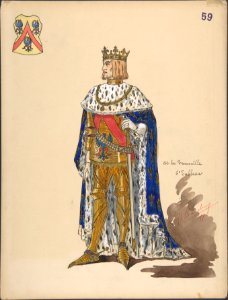 King and Coat of Arms MET DP804809