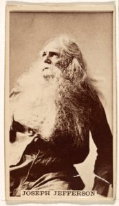 Joseph Jefferson, from the Actresses series (N245) issued by Kinney Brothers to promote Sweet Caporal Cigarettes MET DP859937