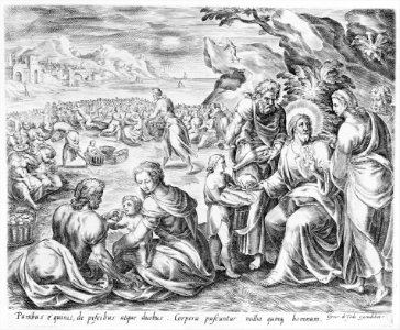Joseph's Dream, from The Story of Joseph, bound in Thesaurus Sacrarum historiarum Veteris et Novi Testamenti MET MM56970