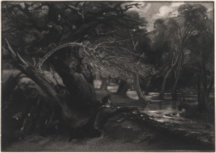 Jacques and the Wounded Stag (Shakespeare, As You Like It, Act 2, Scene 1) MET DP875024