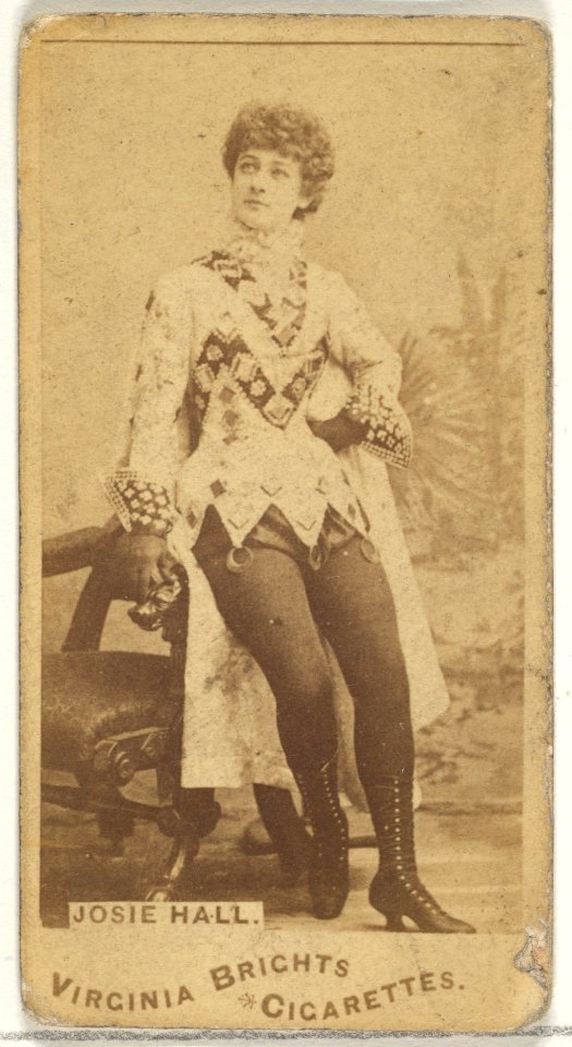 Josie Hall, from the Actors and Actresses series (N45, Type 1) for Virginia Brights Cigarettes MET DP829537