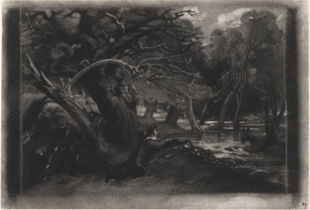 Jacques and the Wounded Stag (Shakespeare, As You Like It, Act 2, Scene 1) MET DP875026