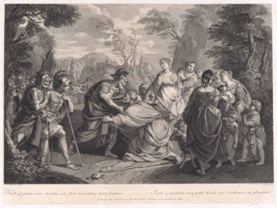 Jacob Prostrates Himself before Esau, after Etienne Jeaurat Met DP888975