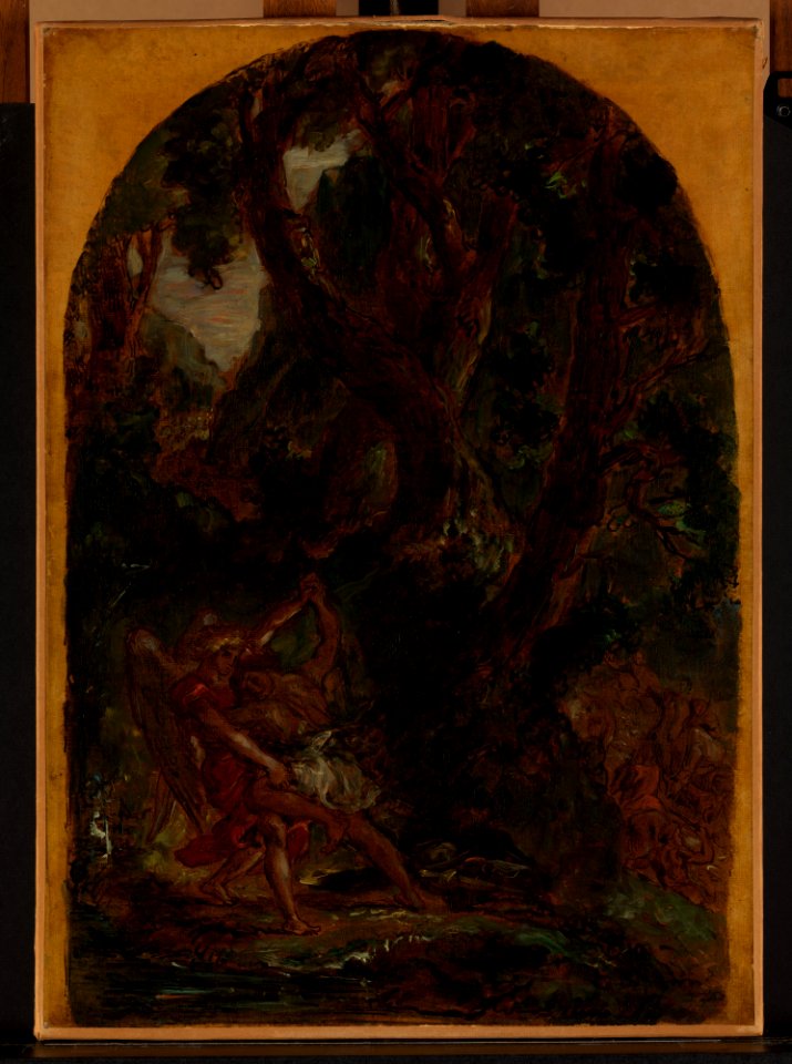 Jacob Wrestling with the Angel MET DP-12340-001