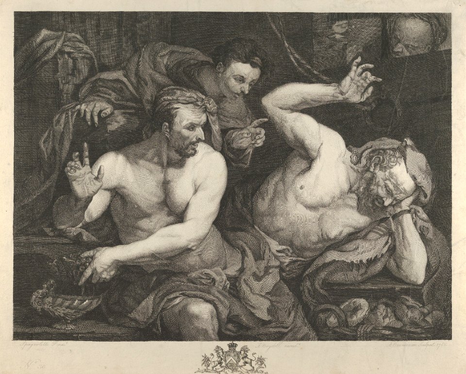 Joseph interpreting the dreams of Pharoah's chief butler and baker MET DP850217