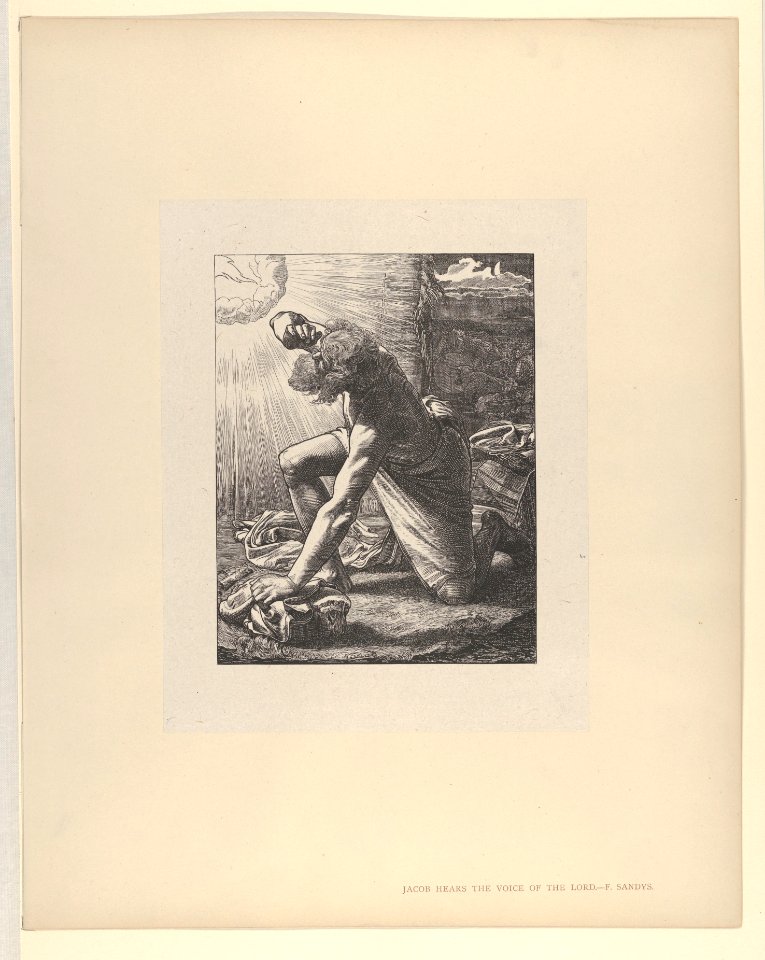 Jacob Hears the Voice of the Lord (Dalziels' Bible Gallery) MET DP835759
