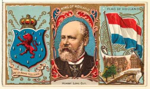 King of Holland, from the Rulers, Flags, and Coats of Arms series (N126-1) issued by W. Duke, Sons & Co. MET DPB873781