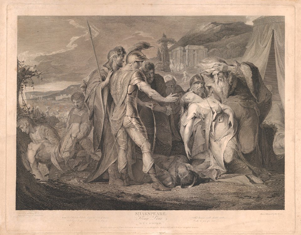 King Lear Weeping Over the Body of Cordelia (Shakespeare, King Lear, Act 5, Scene 3) MET DP859562