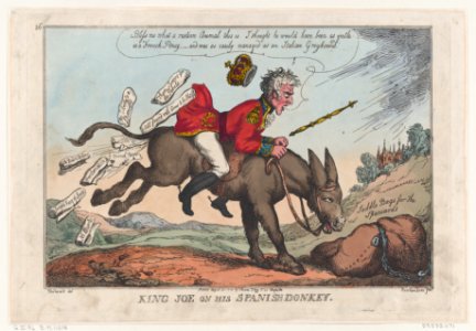 King Joe on his Spanish Donkey MET DP873969
