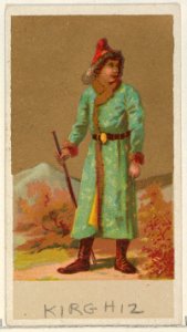 Kirghiz, from the Natives in Costume series (N16), Teofani Issue, for Allen & Ginter Cigarettes Brands MET DP834882