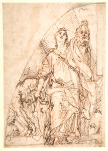 Judith Holding up the Head of Holofernes MET DP810405