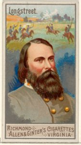 James Longstreet, from the Great Generals series (N15) for Allen & Ginter Cigarettes Brands MET DP834787