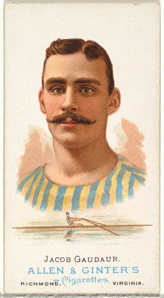 Jacob Gaudaur, Oarsman, from World's Champions, Series 1 (N28) for Allen & Ginter Cigarettes MET DP838214