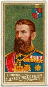 King of Romania, from World's Sovereigns series (N34) for Allen & Ginter Cigarettes MET DP838711