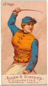J.B. Haggin, from the Racing Colors of the World series (N22b) for Allen & Ginter Cigarettes MET DP835218