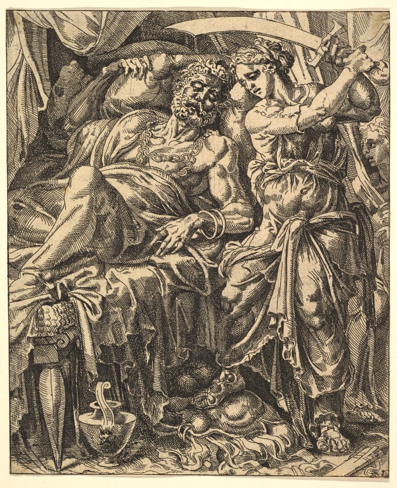 Judith Slaying Holofernes, from The Story of Judith and Holofernes MET DP822112
