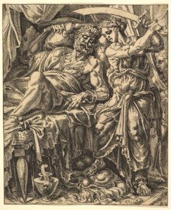Judith Slaying Holofernes, from The Story of Judith and Holofernes MET DP822112