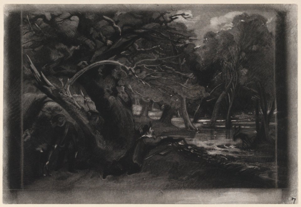 Jacques and the Wounded Stag (Shakespeare, As You Like It, Act 2, Scene 1) MET DP860307