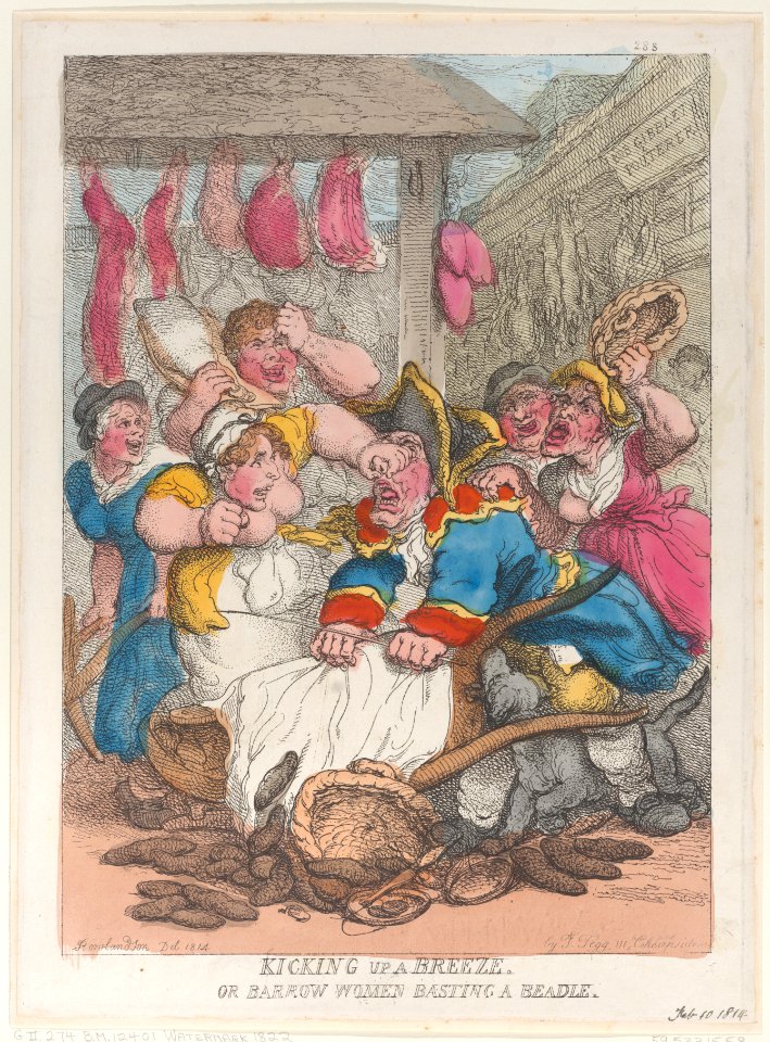 Kicking Up a Breeze or Barrow Women Basting a Beadle MET DP883996