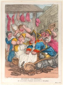 Kicking Up a Breeze or Barrow Women Basting a Beadle MET DP883996