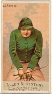 J.D. Morrisey, from the Racing Colors of the World series (N22a) for Allen & Ginter Cigarettes MET DP835160