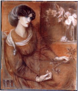 Jane Morris- Study for "Mariana" MET SFRossetti1