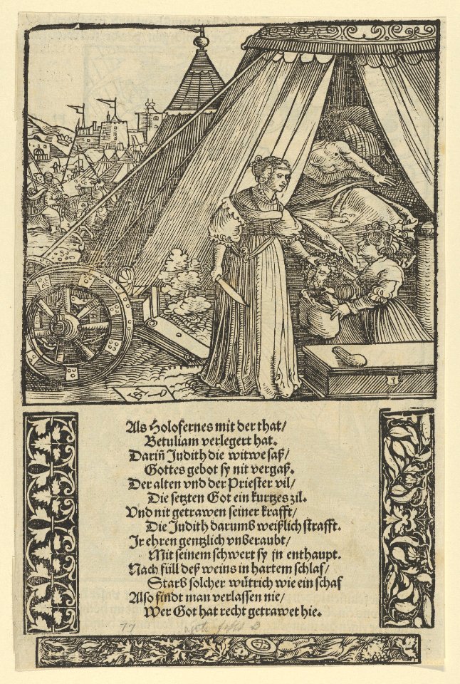 Judith with the Head of Holophernes, from Das Büchle Memorial MET DP849320