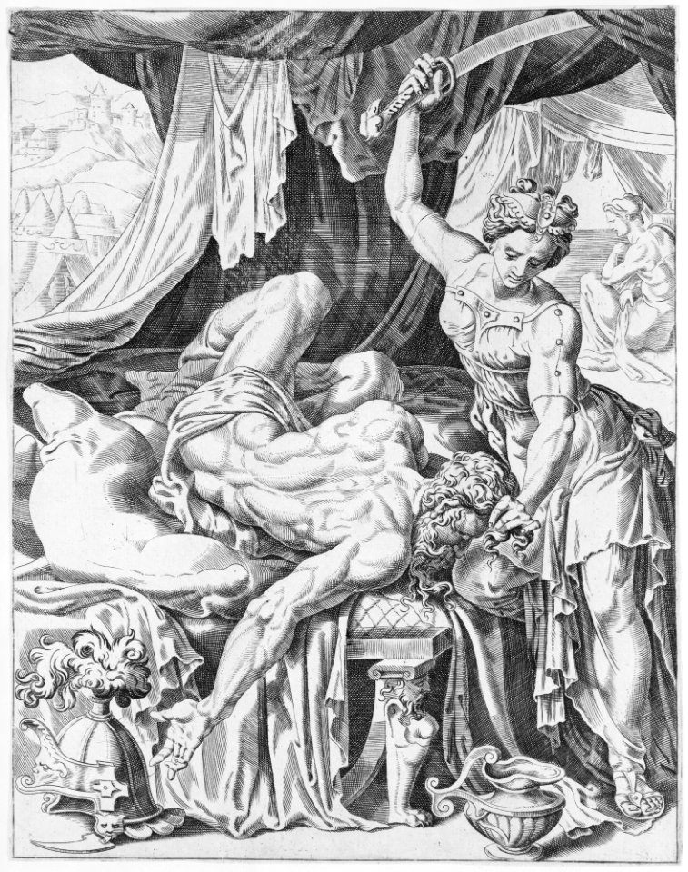 Judith Slaying Holofernes, from The Power of Women, plate 5 MET MM82230