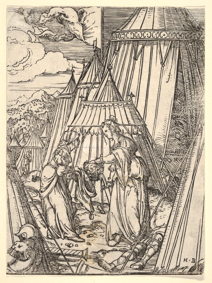 Judith and Her Maid Putting the Head of Holofernes into a Bag MET DP833993