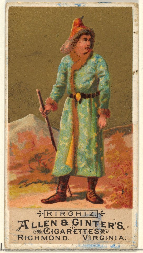 Kirghiz, from the Natives in Costume series (N16) for Allen & Ginter Cigarettes Brands MET DP834837