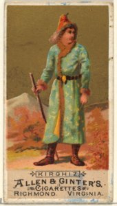 Kirghiz, from the Natives in Costume series (N16) for Allen & Ginter Cigarettes Brands MET DP834837