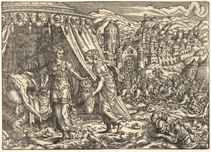 Judith and Holofernes, from Biblia, Frankfurt MET DP828509