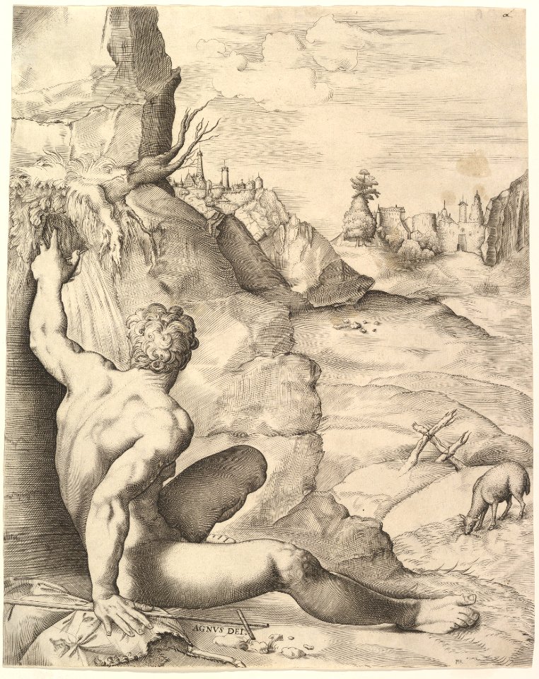 John the Baptist in the Wilderness MET DP820875