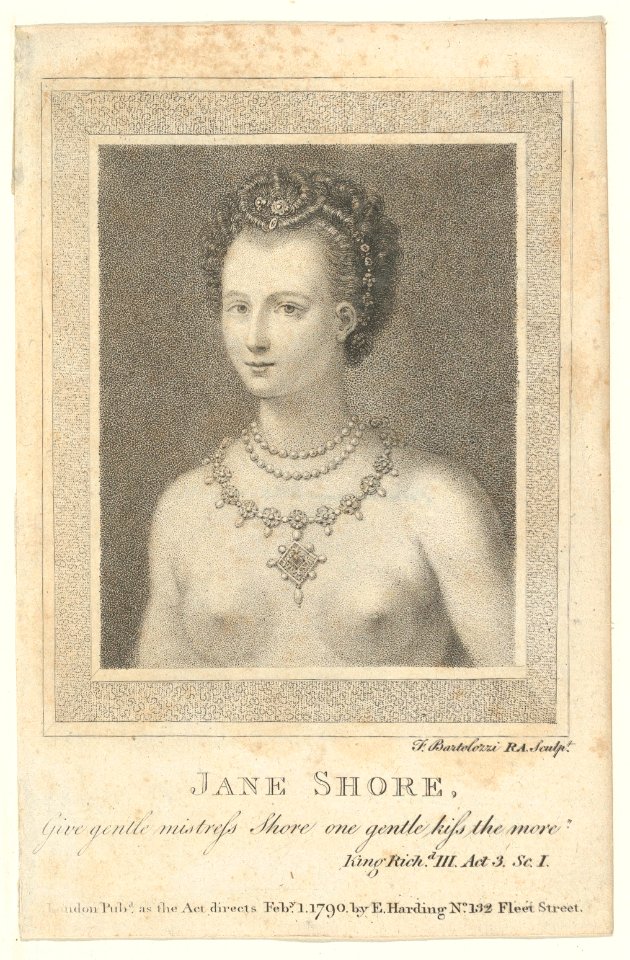 Jane Shore- "Give gentle mistress Shore one gentle kiss the more (Shakespeare, Richard III, Act 3, scene 1) MET DP858615