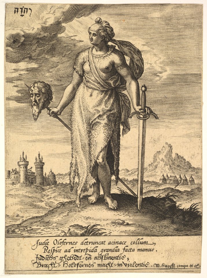 Judith, from Willem van Haecht, Tyrannorum proemia, 1578 MET DP828367
