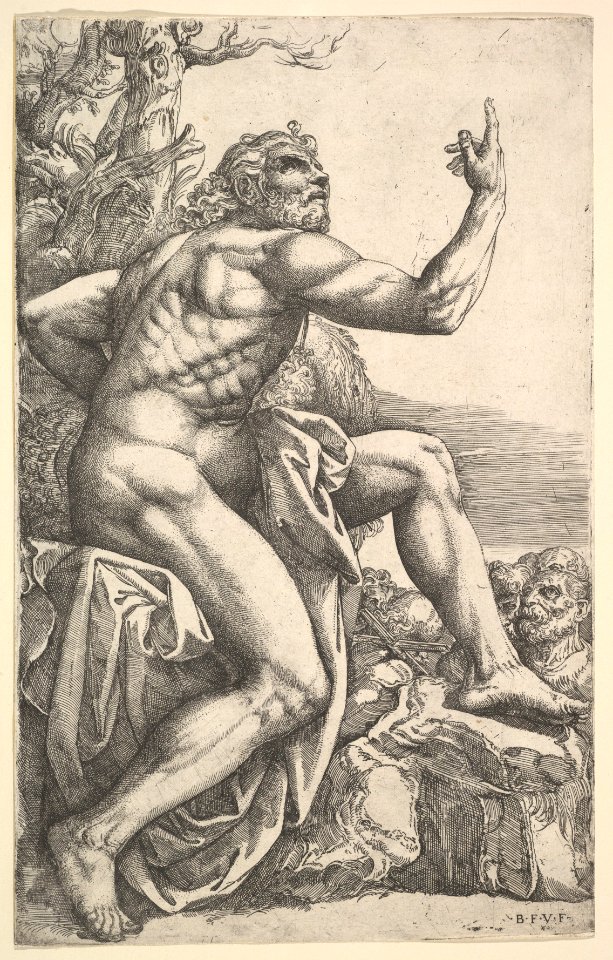 John the Baptist Preaching in the Wilderness MET DP822196
