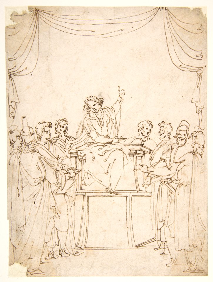 Jesus Disputing with the Doctors in the Temple (Luke 2-46-47) MET DP811743