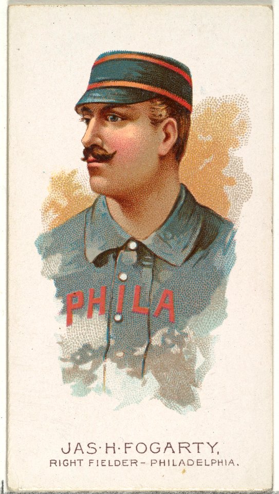 James H. Fogarty, Baseball Player, Right Fielder, Philadelphia, from World's Champions, Series 2 (N29) for Allen & Ginter Cigarettes MET DP838238