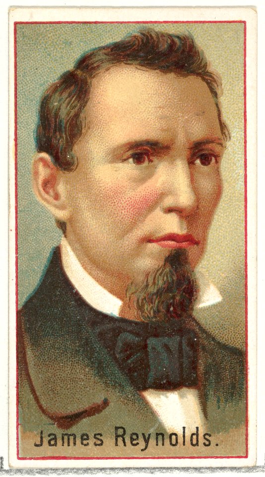 James Reynolds, printer's sample for the World's Inventors souvenir album (A25) for Allen & Ginter Cigarettes MET DP838849
