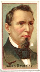 James Reynolds, printer's sample for the World's Inventors souvenir album (A25) for Allen & Ginter Cigarettes MET DP838849