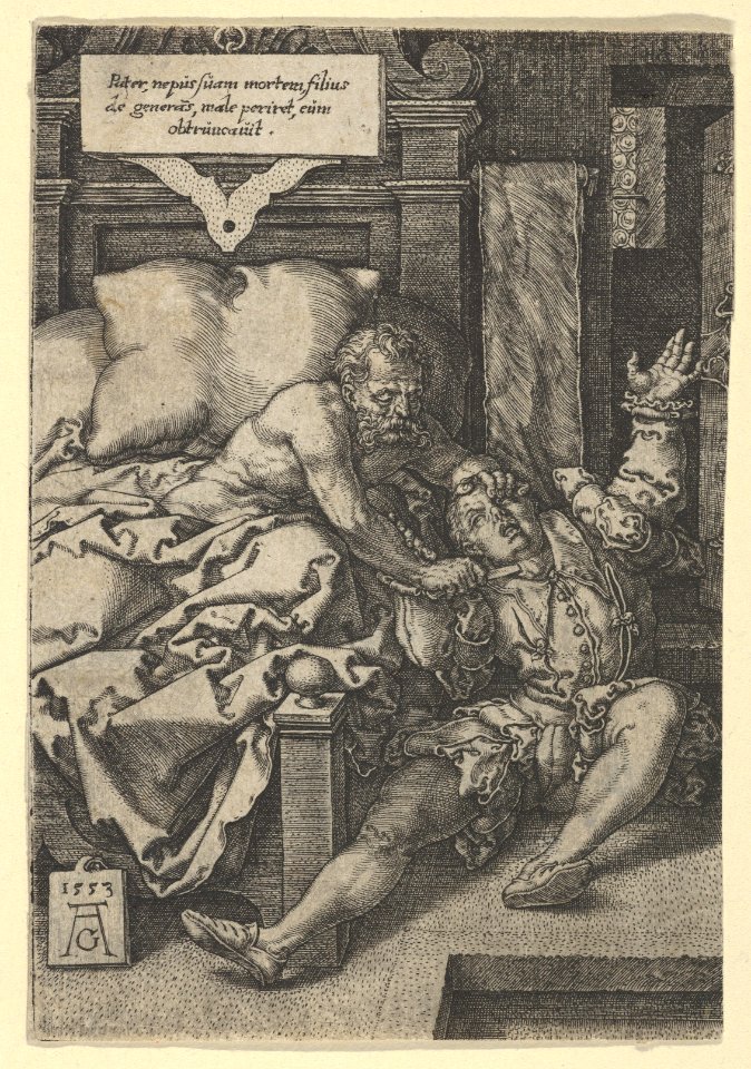 Judge Herkinbald (Archambauld) Stabbing His Nephew MET DP836692