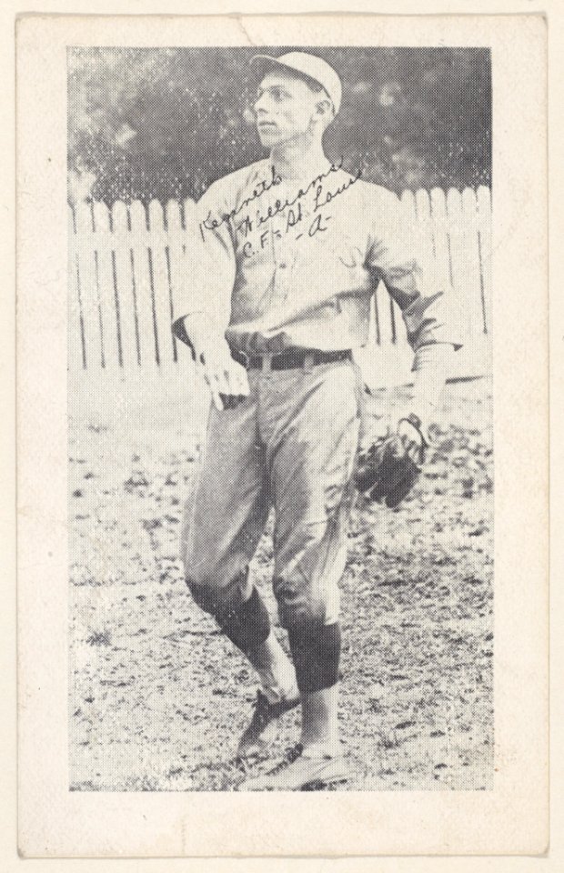 Kenneth Williams, C.F.- St. Louis, A, from Baseball strip cards (W575-2) MET DPB881972